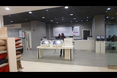 Click and collect area